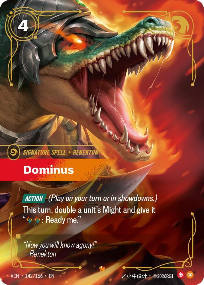Dominus 142/166 (Vendetta)  - Foil