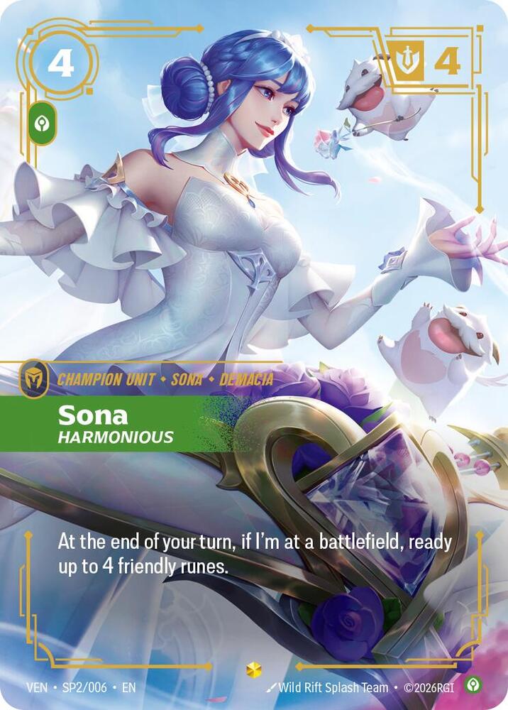 Sona - Harmonious SP2/006 (Vendetta)  - Foil