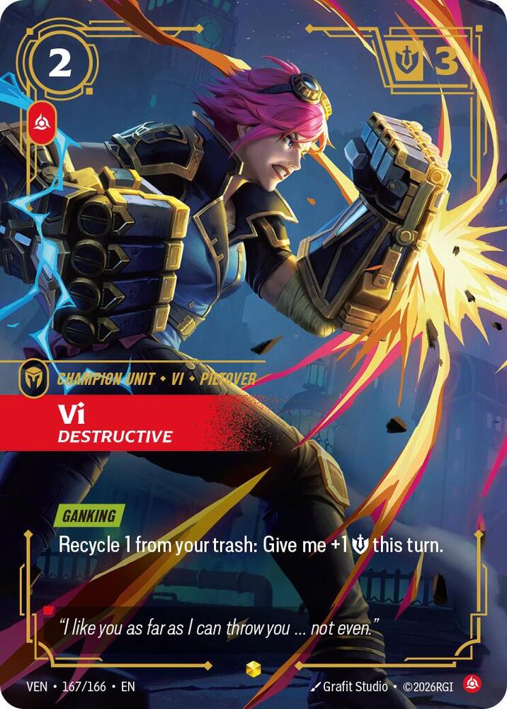 Vi - Destructive 167/166 (Vendetta)  - Foil