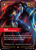 Zed - From the Shadows 169/166 (Vendetta)  - Foil
