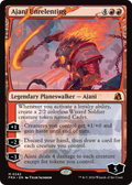 Ajani Unrelenting 242 (Reality Fracture)  - Foil