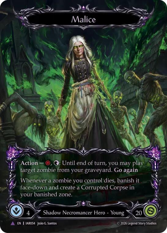 Malice IAR054 (Usurp the Shadow Throne)  - Cold Foil