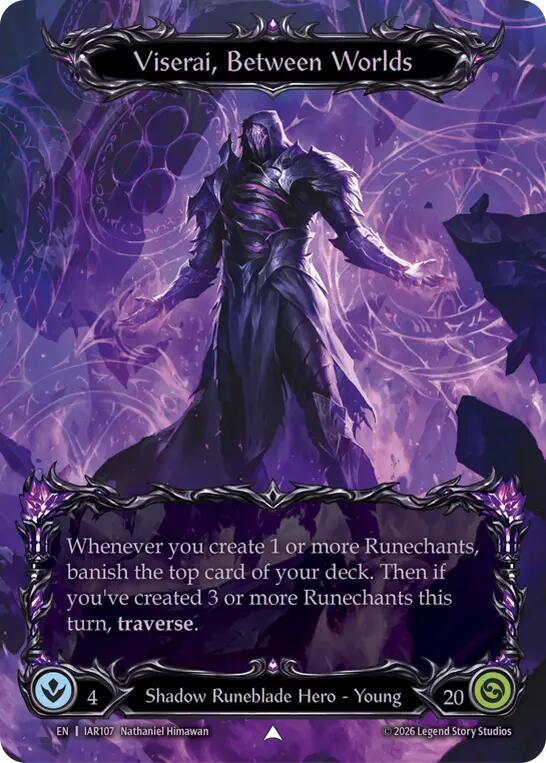 Viserai, Between Worlds IAR107 (Usurp the Shadow Throne)  - Cold Foil