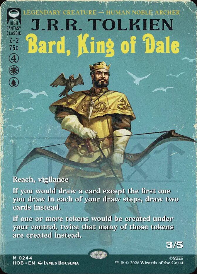 Bard, King of Dale 244 (The Hobbit)  - Borderless Foil