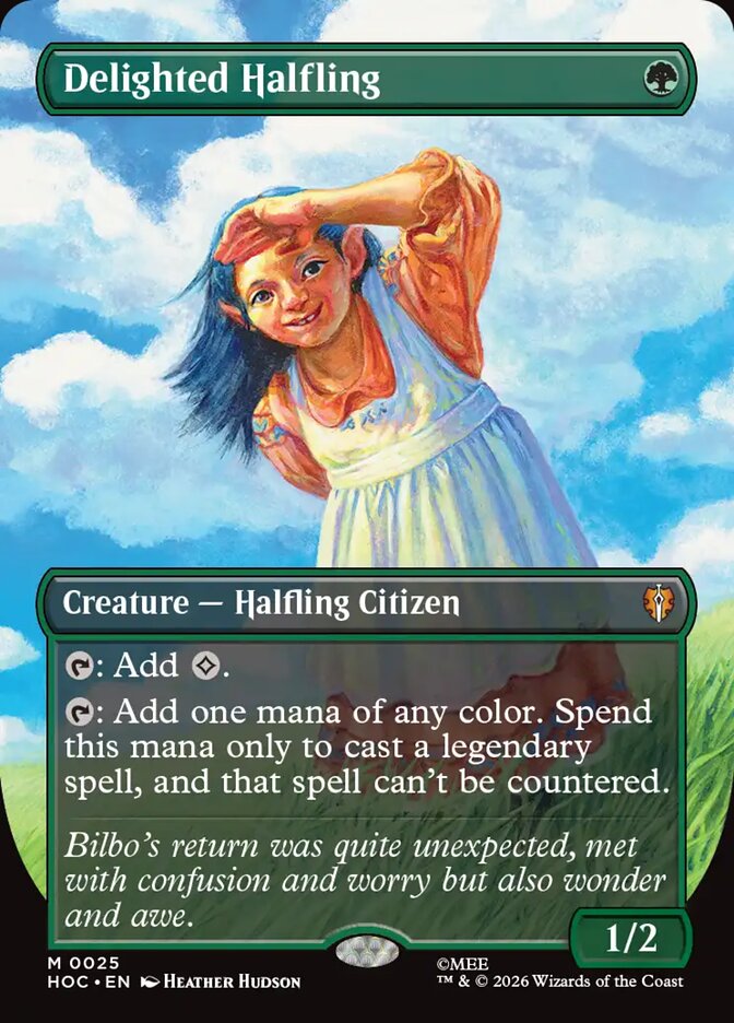 Delighted Halfling 25 (The Hobbit: Eternal-Legal)  - Borderless