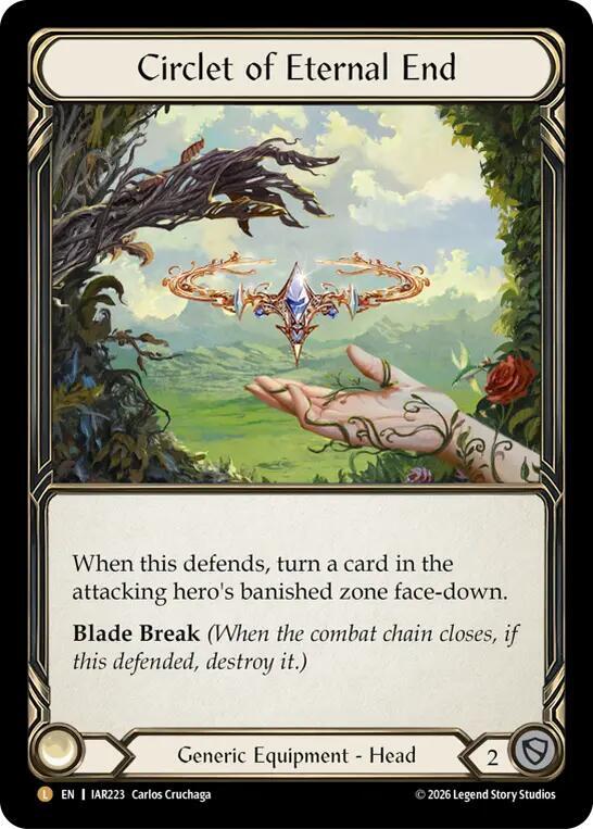 Circlet of Eternal End IAR223 (Usurp the Shadow Throne)  - Rainbow Foil