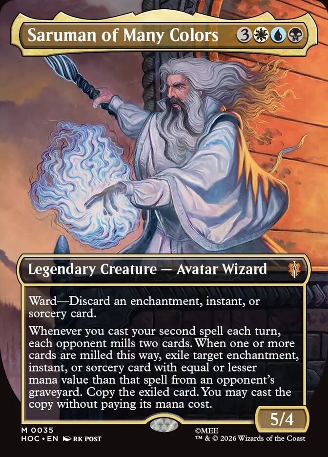 Saruman of Many Colors 35 (The Hobbit: Eternal-Legal)  - Borderless Foil