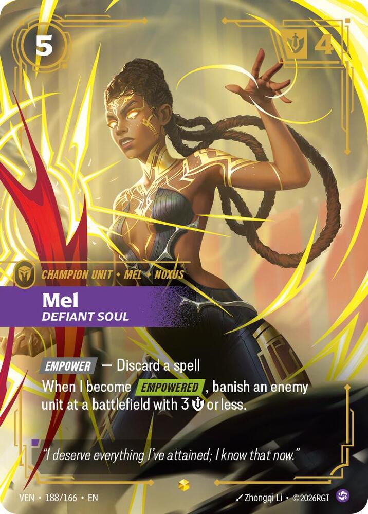 Mel - Defiant Soul 188/166 (Vendetta)  - Foil