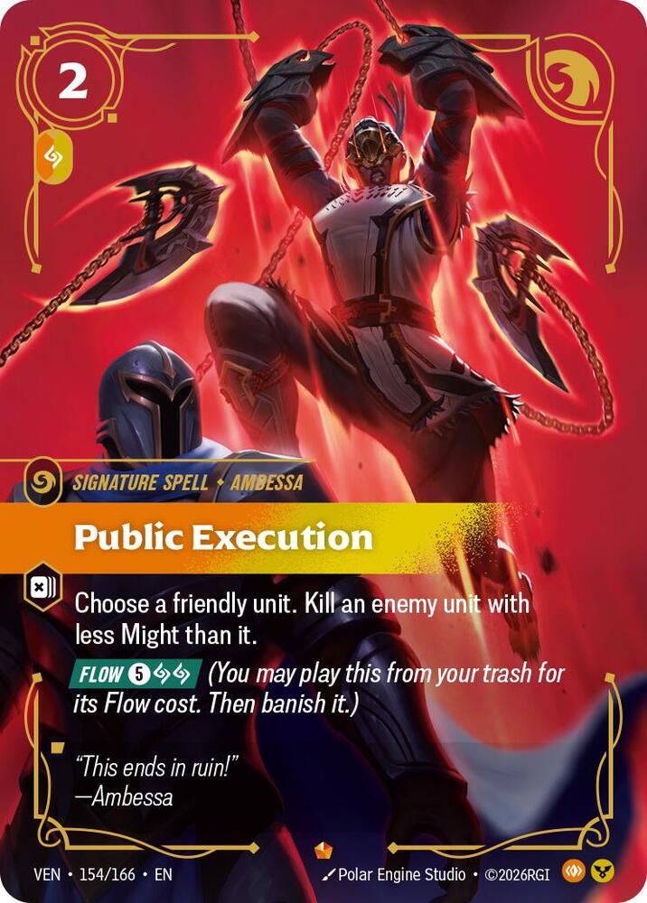 Public Execution 154/166 (Vendetta)  - Foil