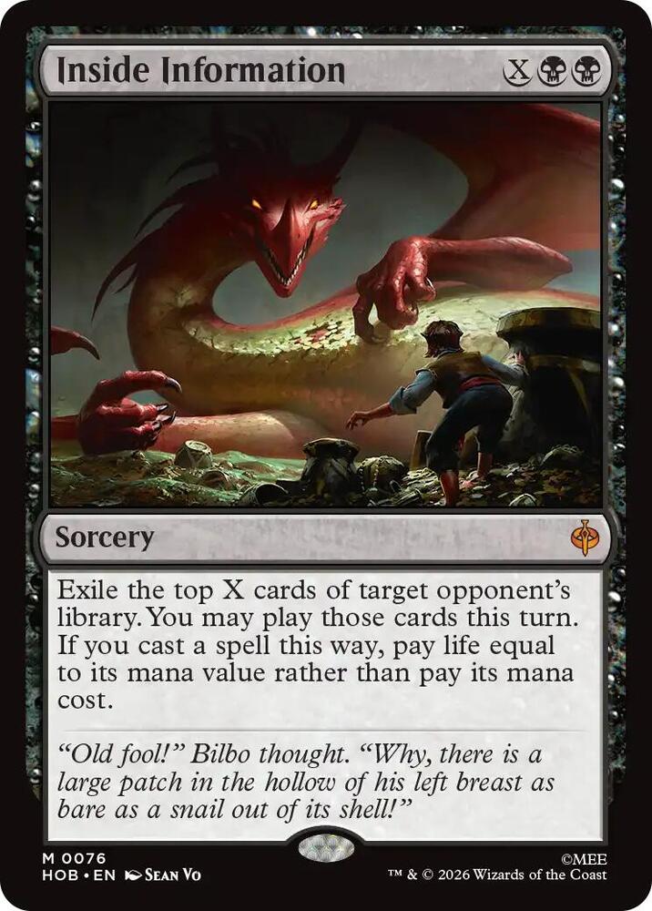 Inside Information 76 (The Hobbit) 
