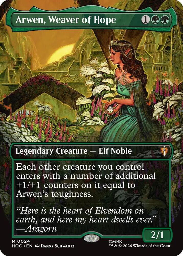 Arwen, Weaver of Hope 24 (The Hobbit: Eternal-Legal)  - Borderless