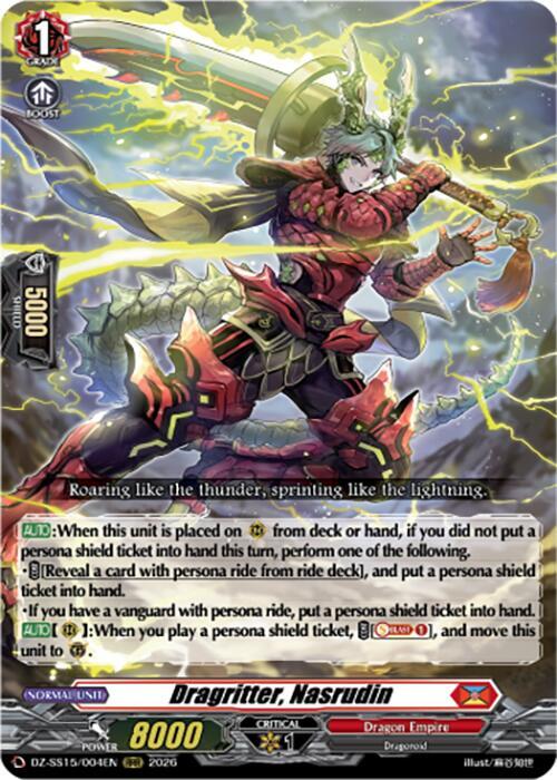 Dragritter Nasrudin DZ-SS15/004EN (DZ-SS15: The Legendary Vanguards) 