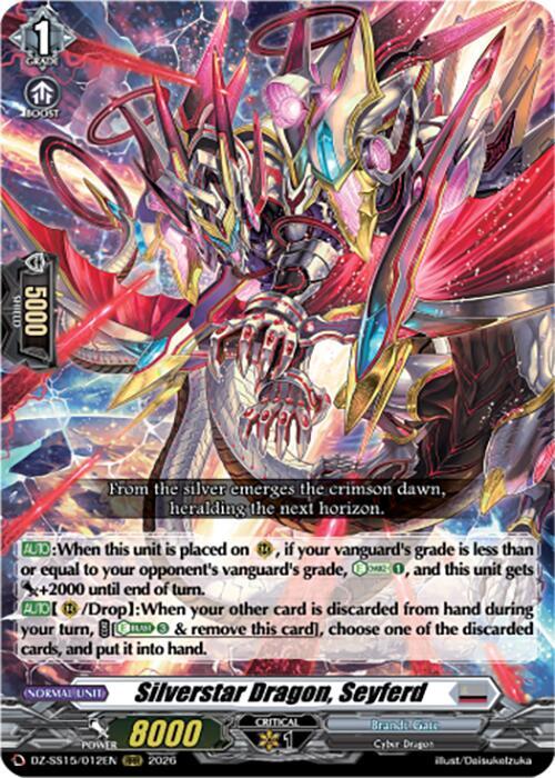 Silverstar Dragon Seyferd DZ-SS15/012EN (DZ-SS15: The Legendary Vanguards) 