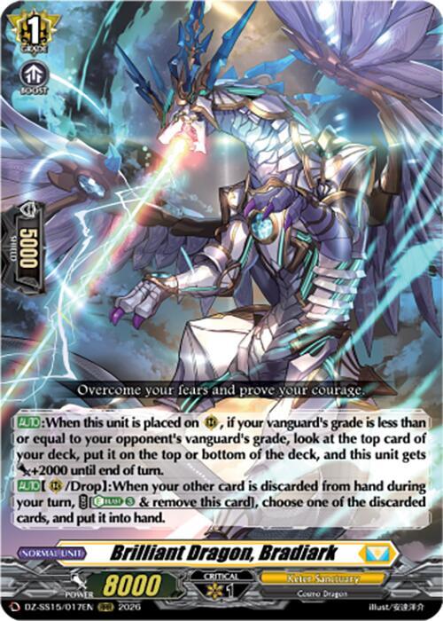 Brilliant Dragon Bradiark DZ-SS15/017EN (DZ-SS15: The Legendary Vanguards) 
