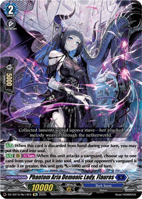 Phantom Aria Demonic Lady Flauros DZ-SS15/Re14EN (DZ-SS15: The Legendary Vanguards) 