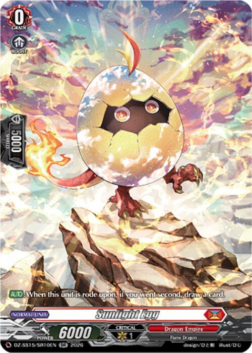 Sunlight Egg SR DZ-SS15/SR10EN (DZ-SS15: The Legendary Vanguards) 