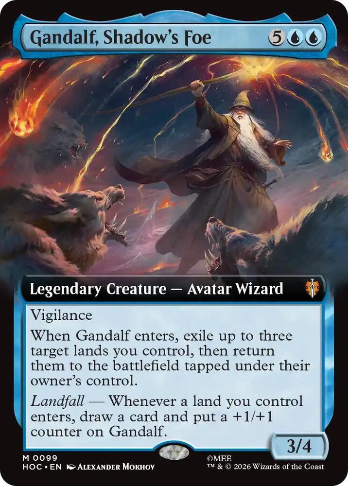 Gandalf, Shadow's Foe 99 (The Hobbit: Eternal-Legal)  - Extended Art