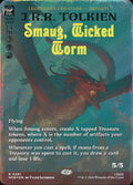 Smaug, Wicked Worm 281 (The Hobbit)  - Borderless Surge Foil