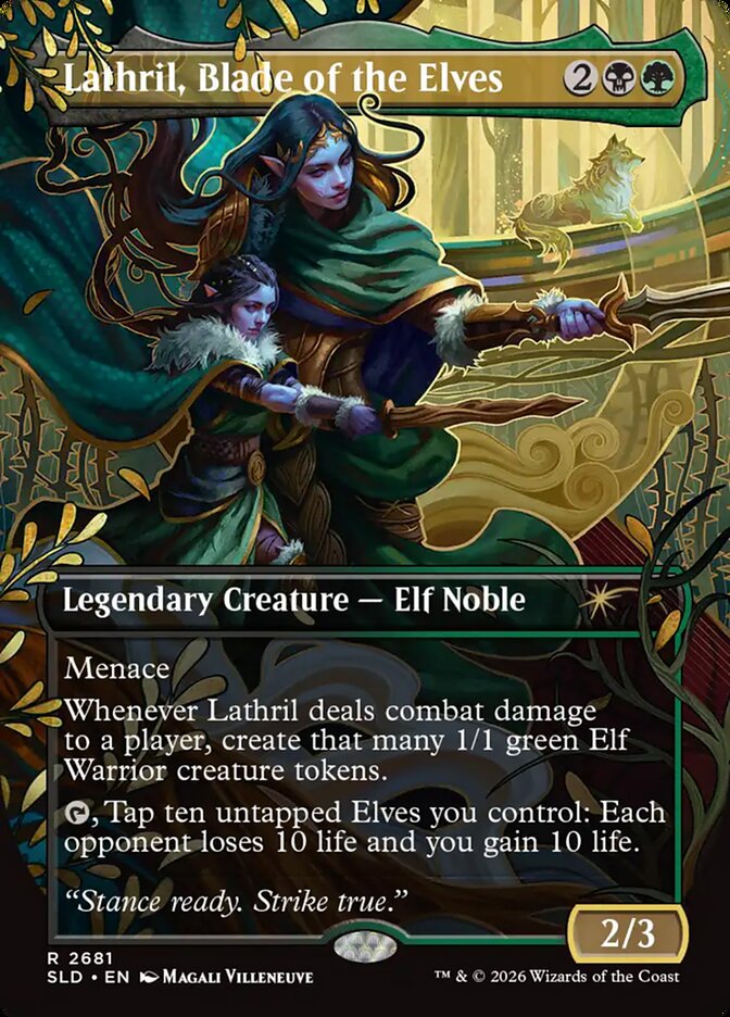 Lathril, Blade of the Elves 2681 (Secret Lair Drop Series) 