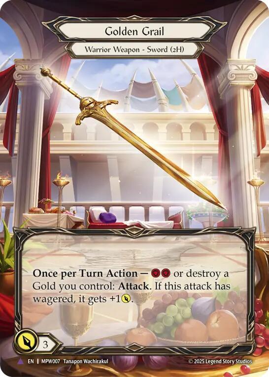 Golden Grail Marvel MPW007 (Mastery Pack Warrior)  - Cold Foil