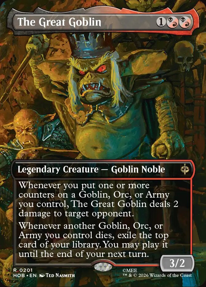 The Great Goblin 201 (The Hobbit)  - Foil