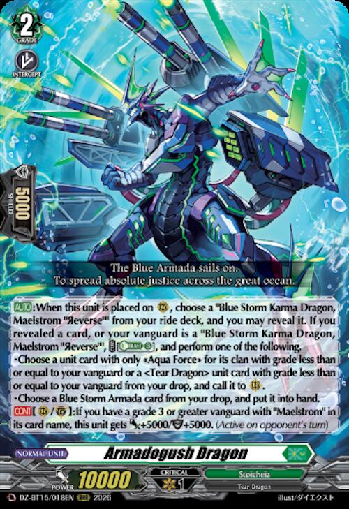 Armadogush Dragon DZ-BT15/018EN (DZ-BT15: Strike of Illusionary Shadows) 