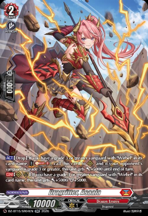 Dragritter Asaala SR DZ-BT15/SR04EN (DZ-BT15: Strike of Illusionary Shadows) 