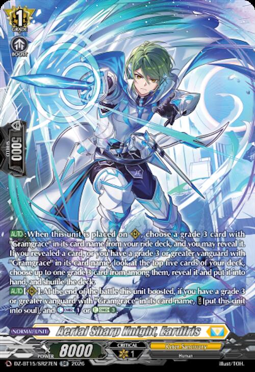 Aerial Sharp Knight Eardfris SR DZ-BT15/SR27EN (DZ-BT15: Strike of Illusionary Shadows) 
