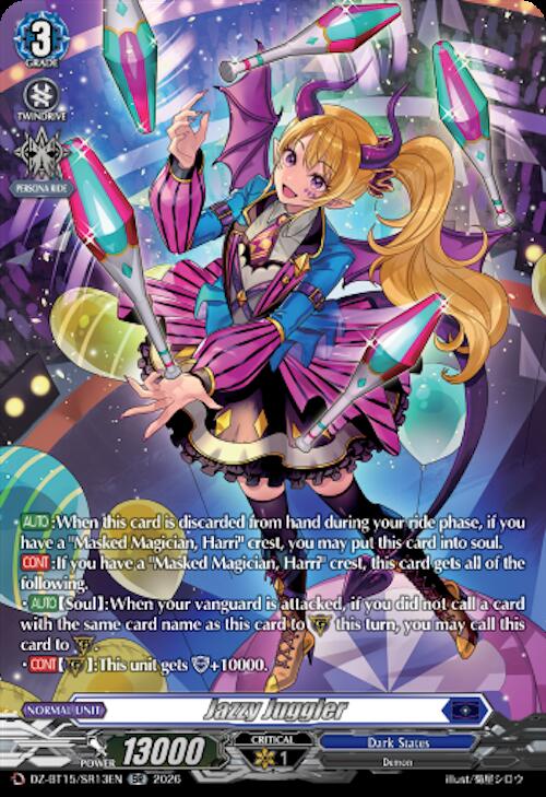 Jazzy Juggler SR DZ-BT15/SR13EN (DZ-BT15: Strike of Illusionary Shadows) 