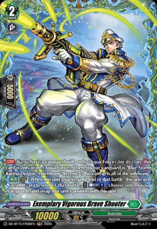 Exemplary Vigorous Brave Shooter FR DZ-BT15/FR36EN (DZ-BT15: Strike of Illusionary Shadows) 