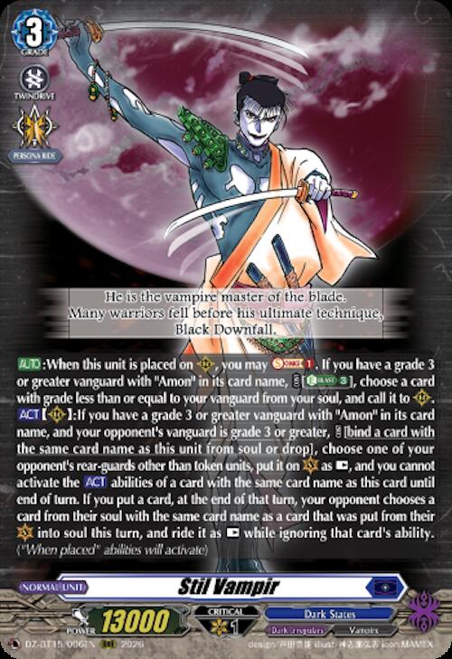 Stil Vampir DZ-BT15/006EN (DZ-BT15: Strike of Illusionary Shadows) 