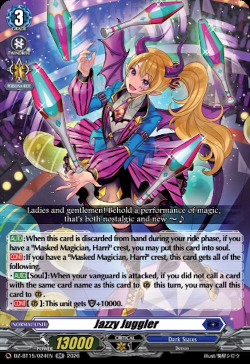 Jazzy Juggler DZ-BT15/024EN (DZ-BT15: Strike of Illusionary Shadows) 