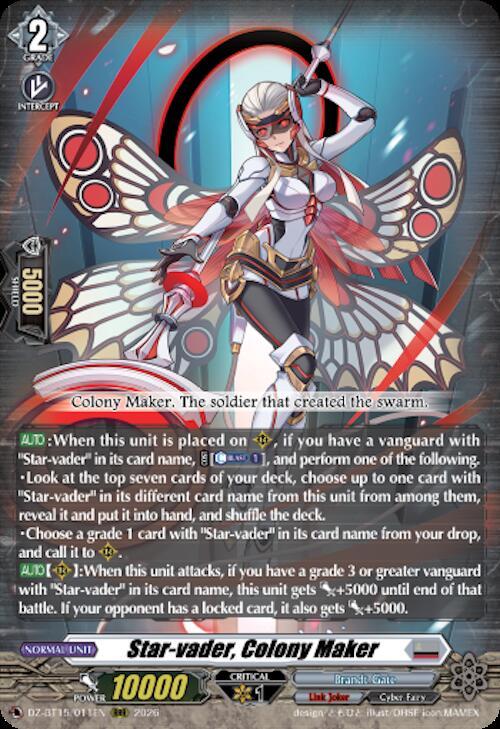 Star vader Colony Maker DZ-BT15/011EN (DZ-BT15: Strike of Illusionary Shadows) 