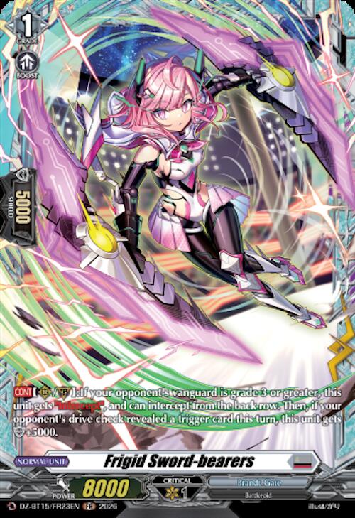 Frigid Sword bearers FR DZ-BT15/FR23EN (DZ-BT15: Strike of Illusionary Shadows) 