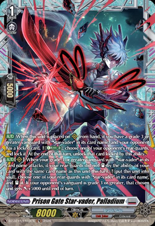 Prison Gate Star vader Palladium FR DZ-BT15/FR19EN (DZ-BT15: Strike of Illusionary Shadows) 