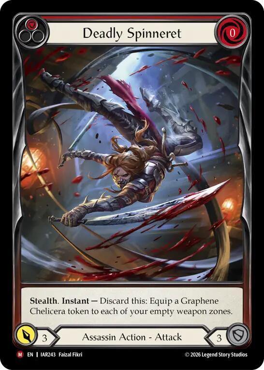 Deadly Spinneret IAR243 (Usurp the Shadow Throne) 