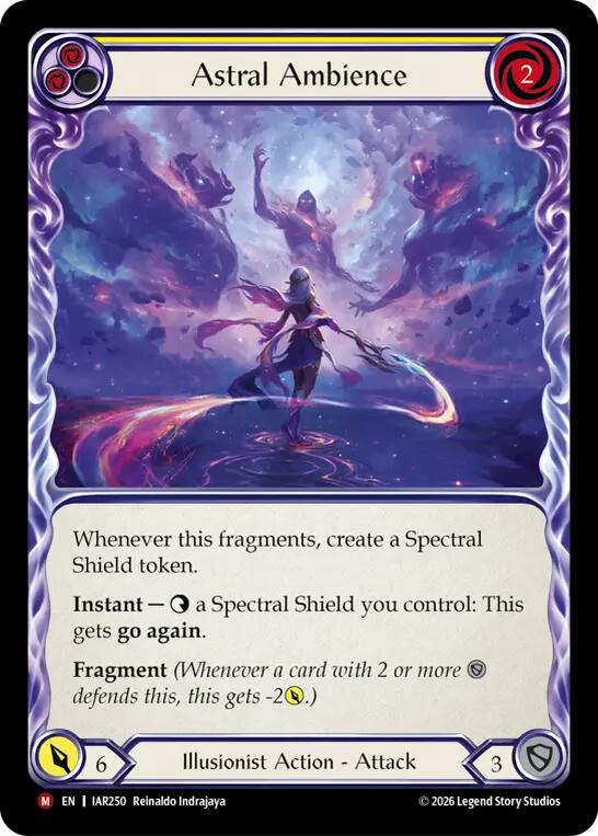 Astral Ambience IAR250 (Usurp the Shadow Throne)  - Rainbow Foil