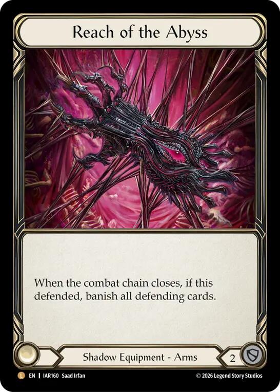 Reach of the Abyss IAR160 (Usurp the Shadow Throne)  - Cold Foil