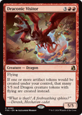 Draconic Visitor 80 (Reality Fracture)  - Foil