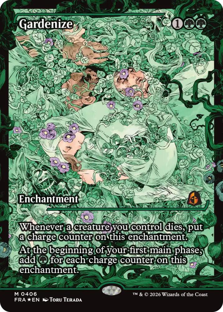 Gardenize 406 (Reality Fracture)  - Showcase Foil