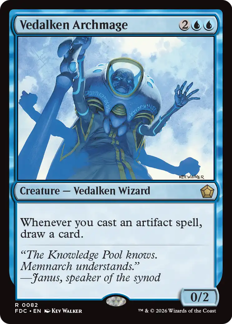 Vedalken Archmage 82 (Commander: Foundations) 
