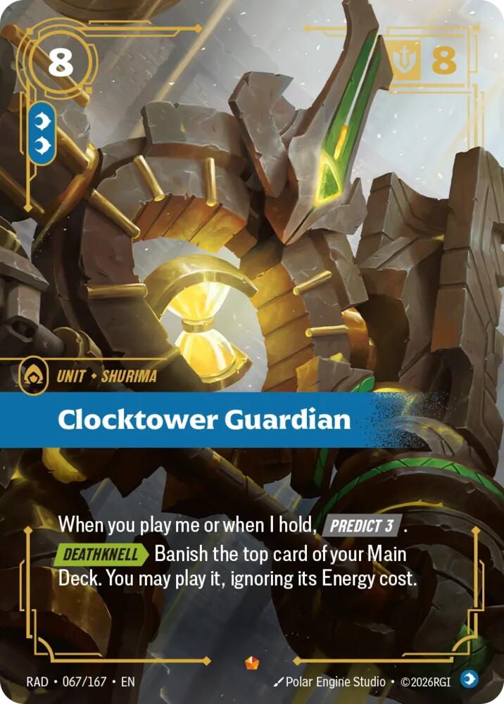 Clocktower Guardian 067/167 (Radiance)  - Foil