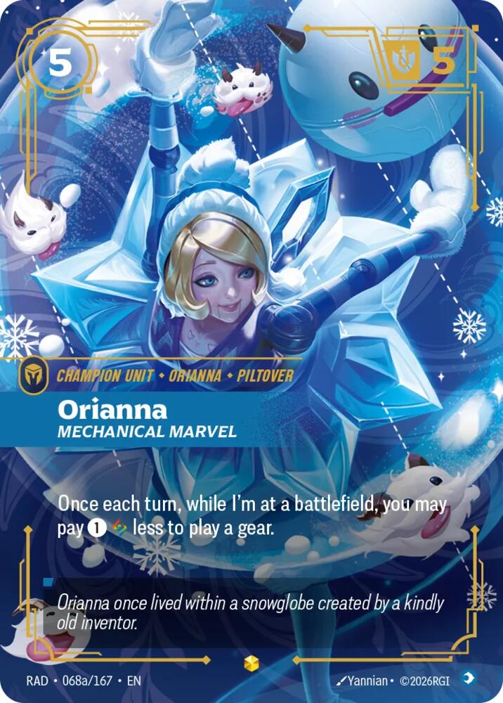 Orianna - Mechanical Marvel 068a/167 (Radiance)  - Foil