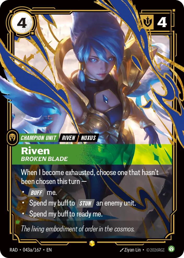 Riven - Broken Blade 043a/167 (Radiance)  - Foil