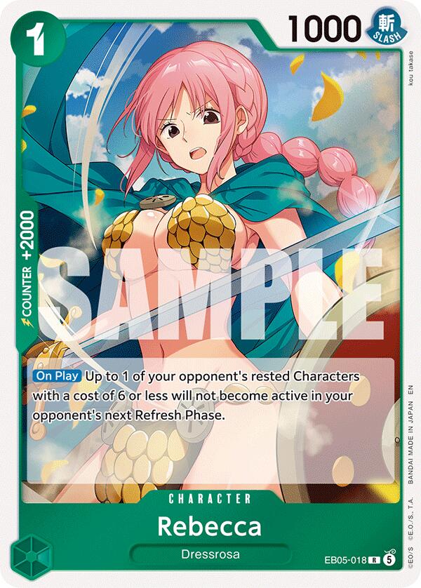 Rebecca EB05-018 (Extra Booster: One Piece Heroines Edition Vol. 2)  - Foil