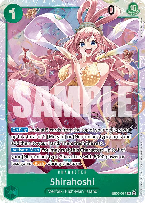 Shirahoshi EB05-014 (Extra Booster: One Piece Heroines Edition Vol. 2)  - Foil