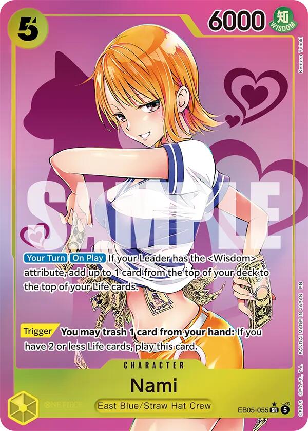 Nami EB05-055 (Extra Booster: One Piece Heroines Edition Vol. 2)  - Alternate Art Foil