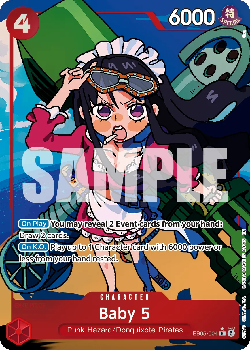 Baby 5 EB05-004 (Extra Booster: One Piece Heroines Edition Vol. 2)  - Alternate Art Foil