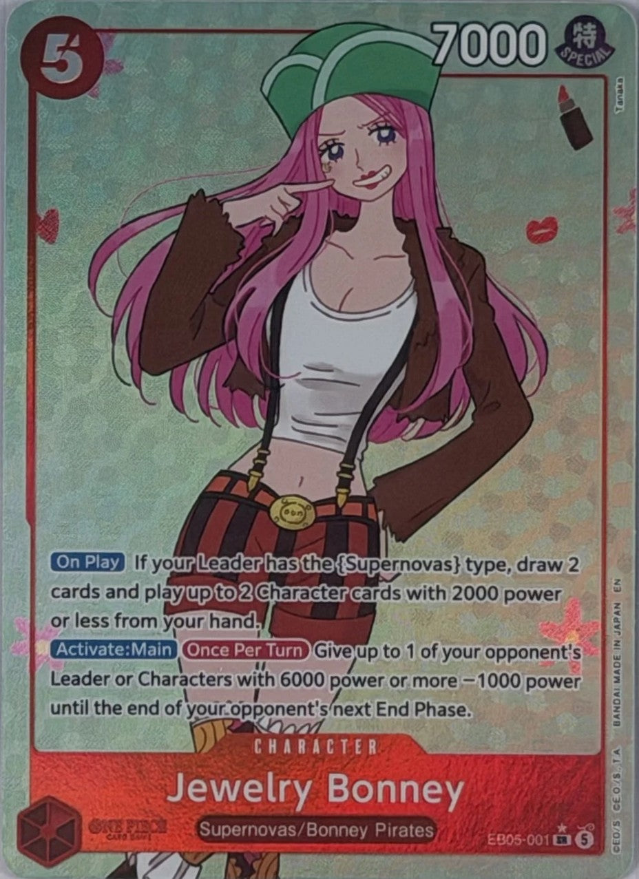 Jewelry Bonney EB05-001 (Extra Booster: One Piece Heroines Edition Vol. 2)  - Alternate Art Foil