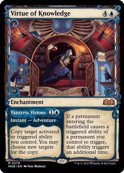Virtue of Knowledge Showcase (Wilds of Eldraine) 